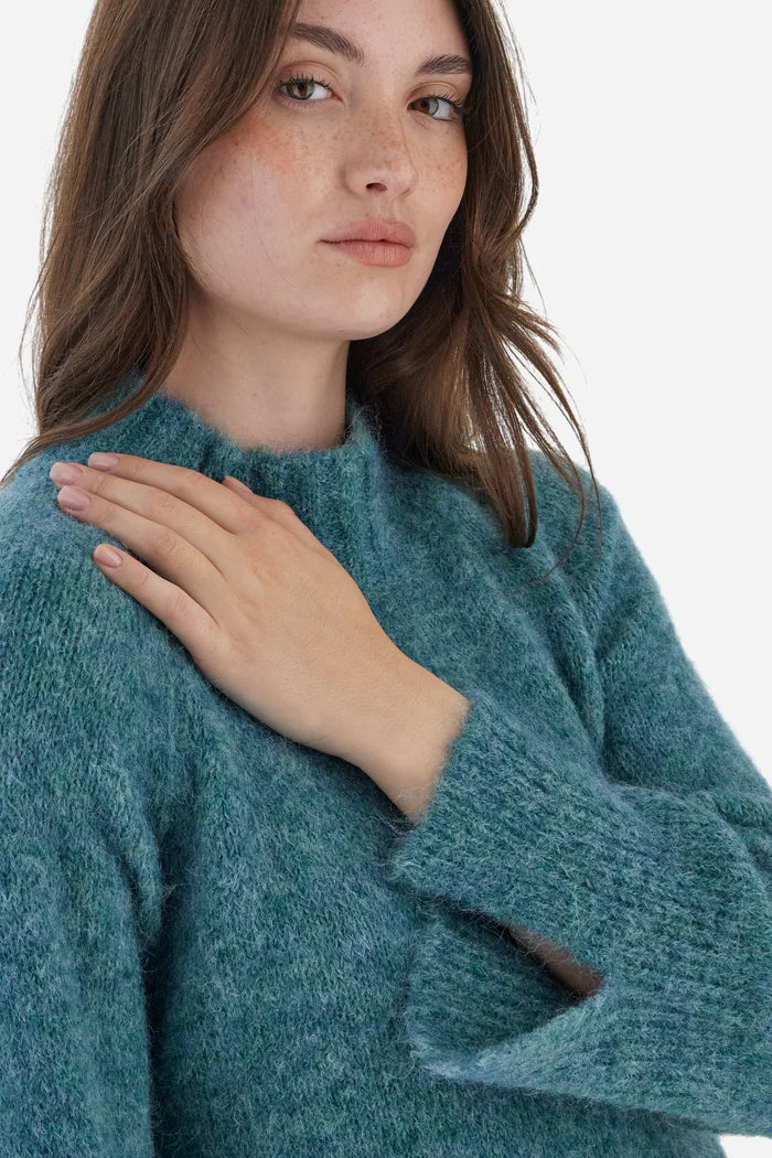 La Martina Turtleneck Sweater in Mohair | North Sea