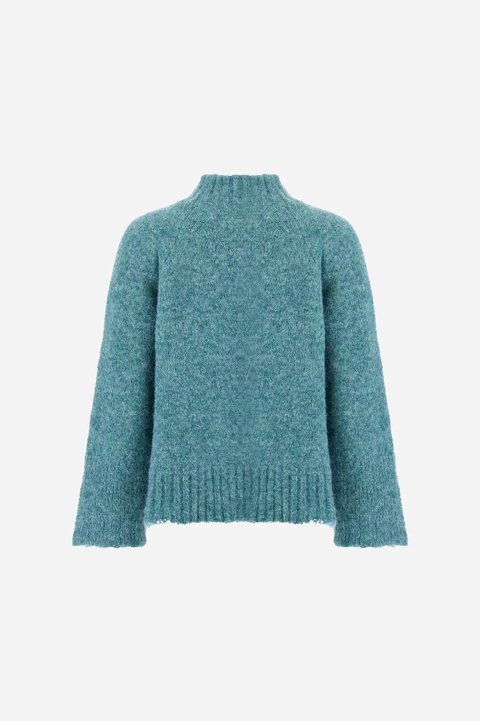 La Martina Turtleneck Sweater in Mohair | North Sea