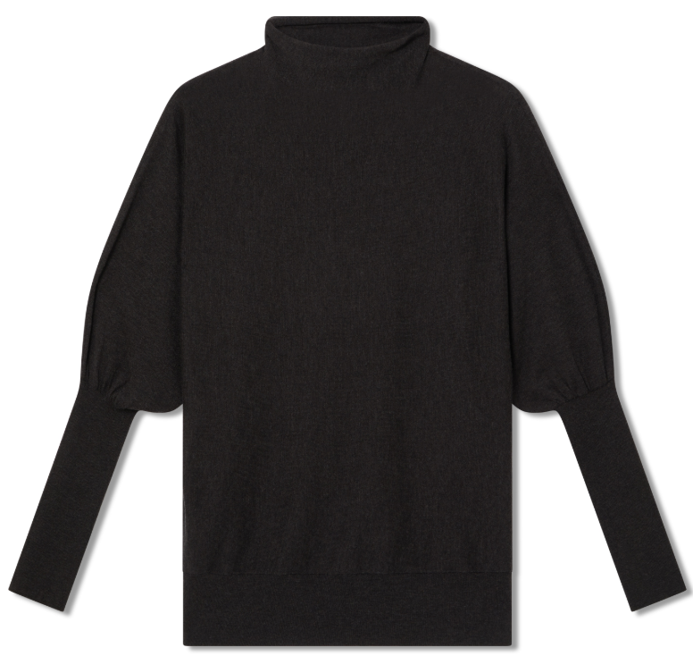 Ted Baker Jeania Funnel Neck Jumper | Charcoal
