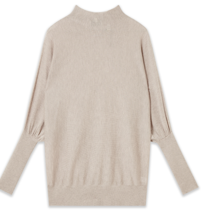Ted Baker Jeania Funnel Neck Jumper | Taupe