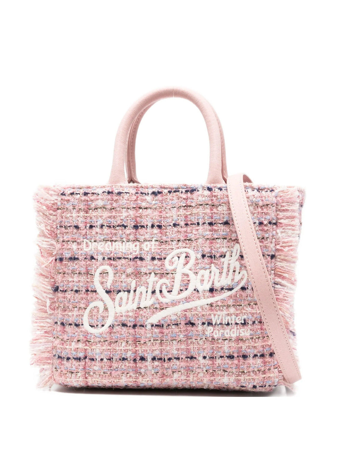 MC2 Saint Barth Vanity Mini Tweed Bag | Pink