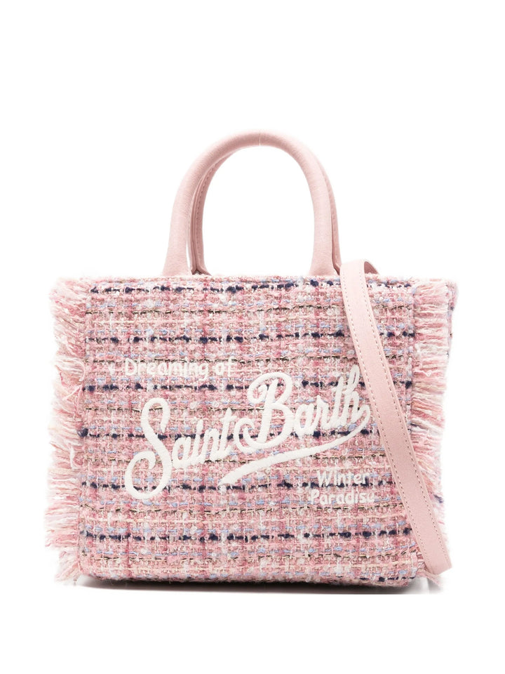 MC2 Saint Barth Vanity Mini Tweed Bag | Pink