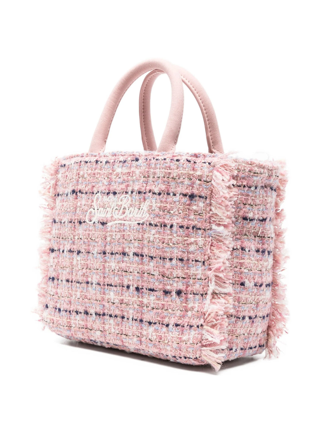 MC2 Saint Barth Vanity Mini Tweed Bag | Pink