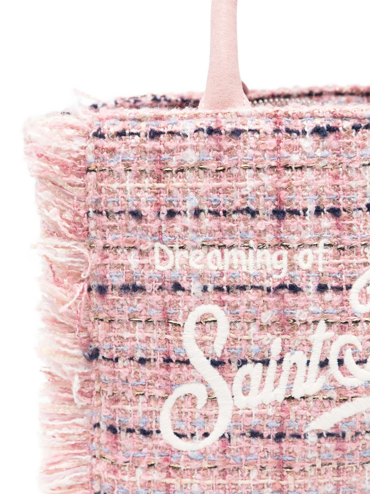 MC2 Saint Barth Vanity Mini Tweed Bag | Pink