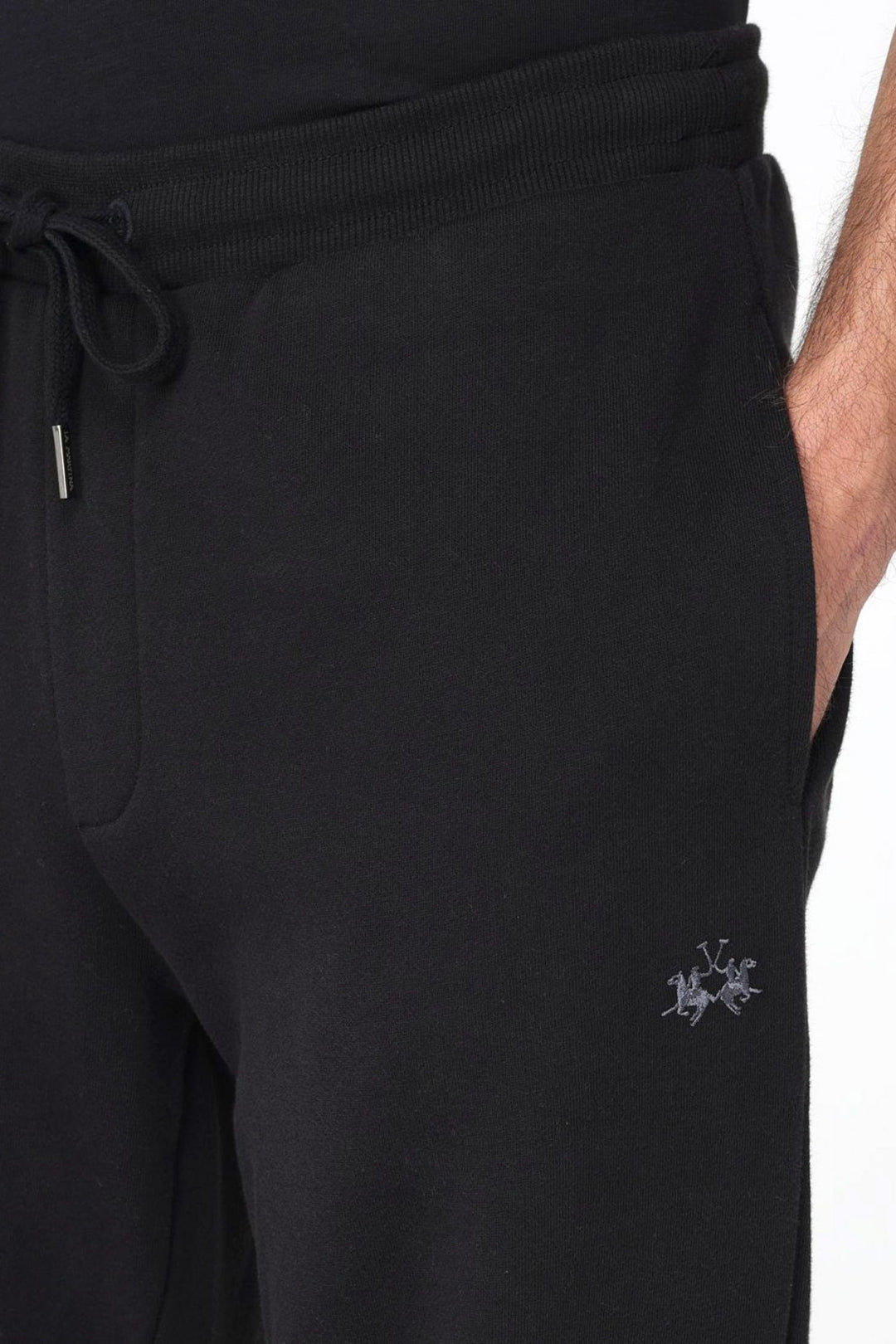 La Martina Men's Cotton Sweatpants | Black