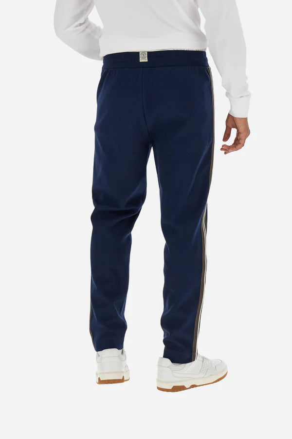 La Martina Men’s Joggers Cotton Interlock Fleece Two-tone | Navy