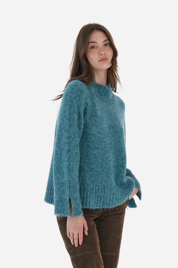 La Martina Turtleneck Sweater in Mohair | North Sea