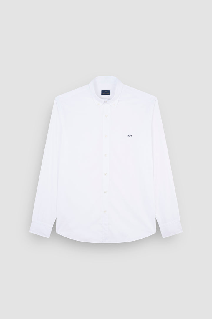 Paul & Shark Cotton Poplin Shirt | White