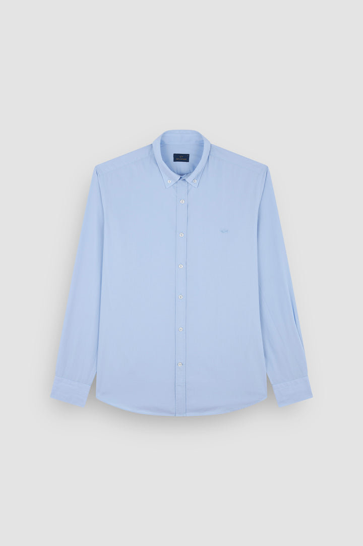 Paul & Shark Cotton Poplin Shirt | Light Blue