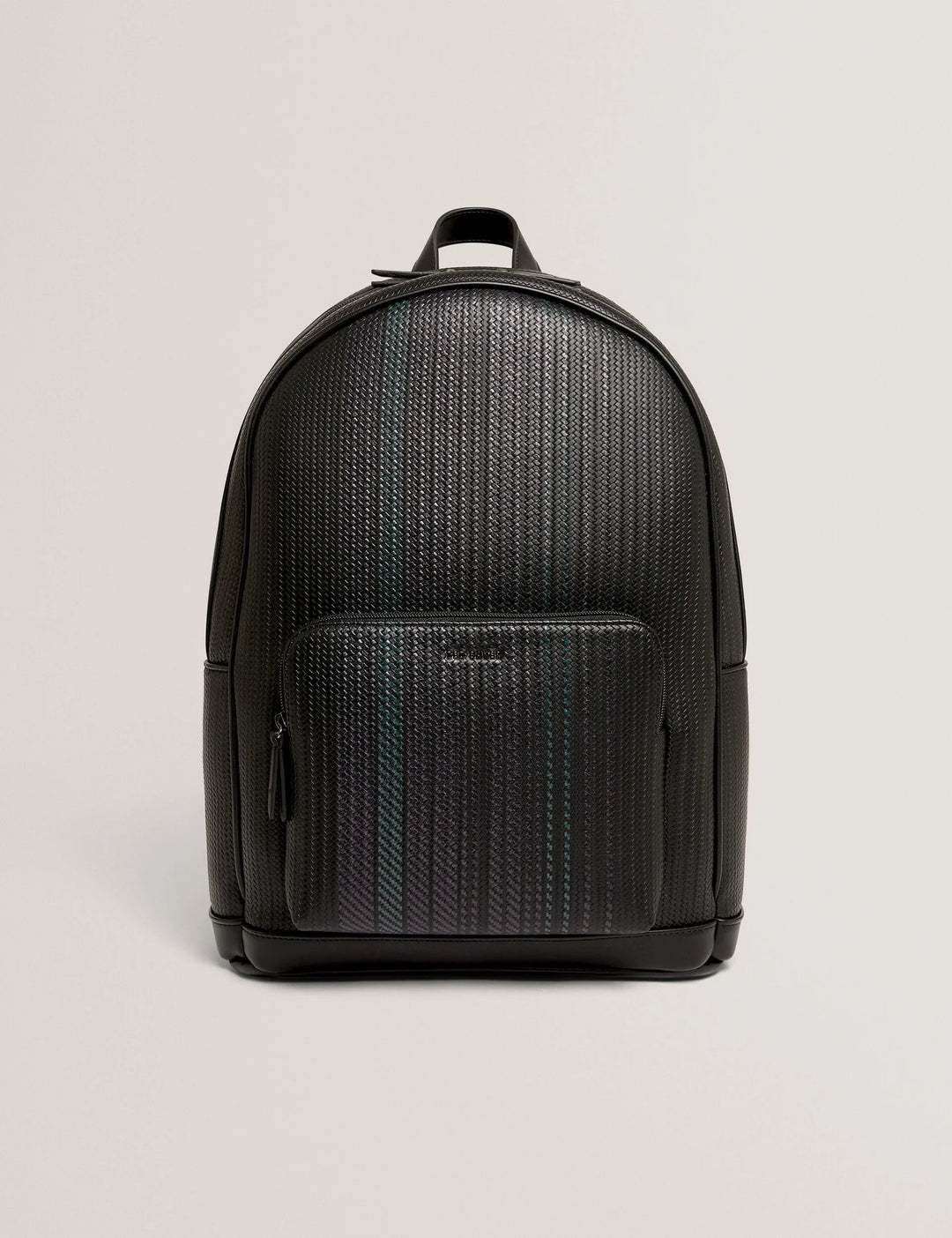 Ted Baker Waliis Printed Weave PU Backpack | Black