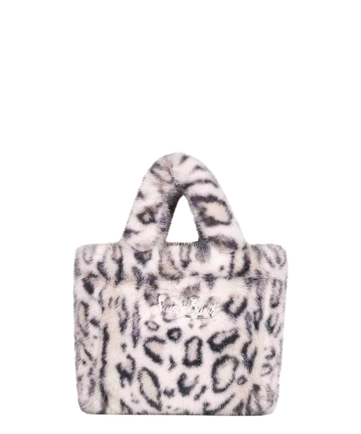 MC2 Saint Barth Mini Vanity Soft Fur Bag | Leopard