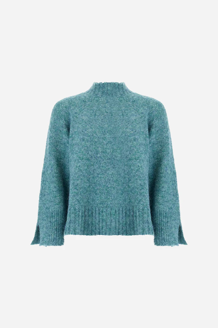 La Martina Turtleneck Sweater in Mohair | North Sea