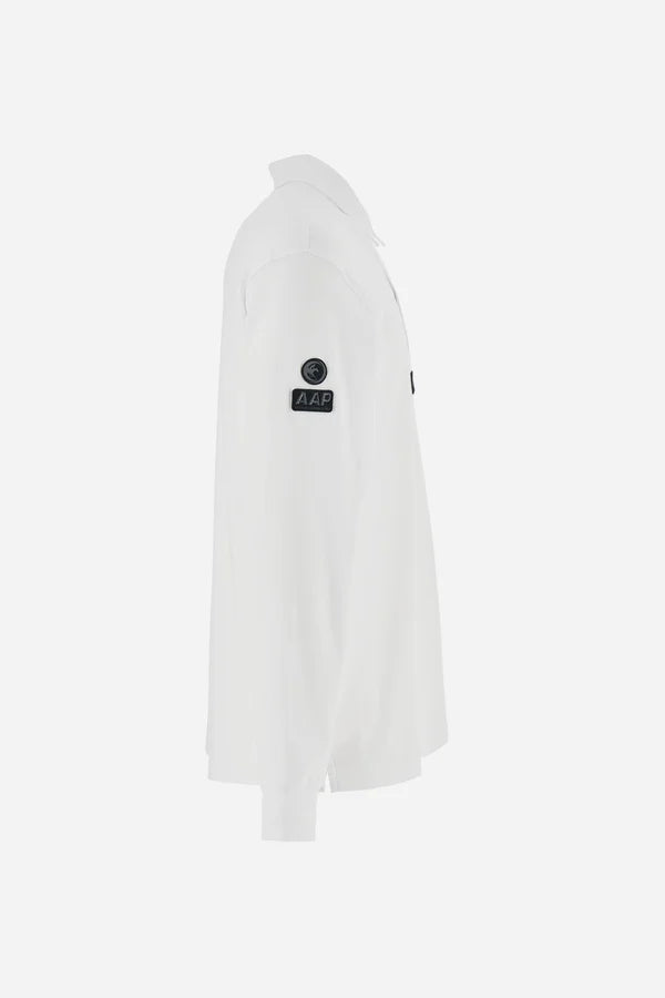 La Martina Men’s Polo Shirt in Fluid Jersey Asociación Argentina de Polo (AAP) | White