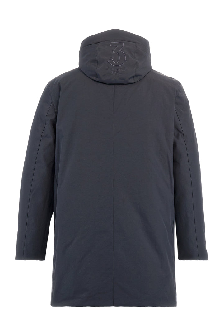 La Martina Men's Down Long Jacket | Navy