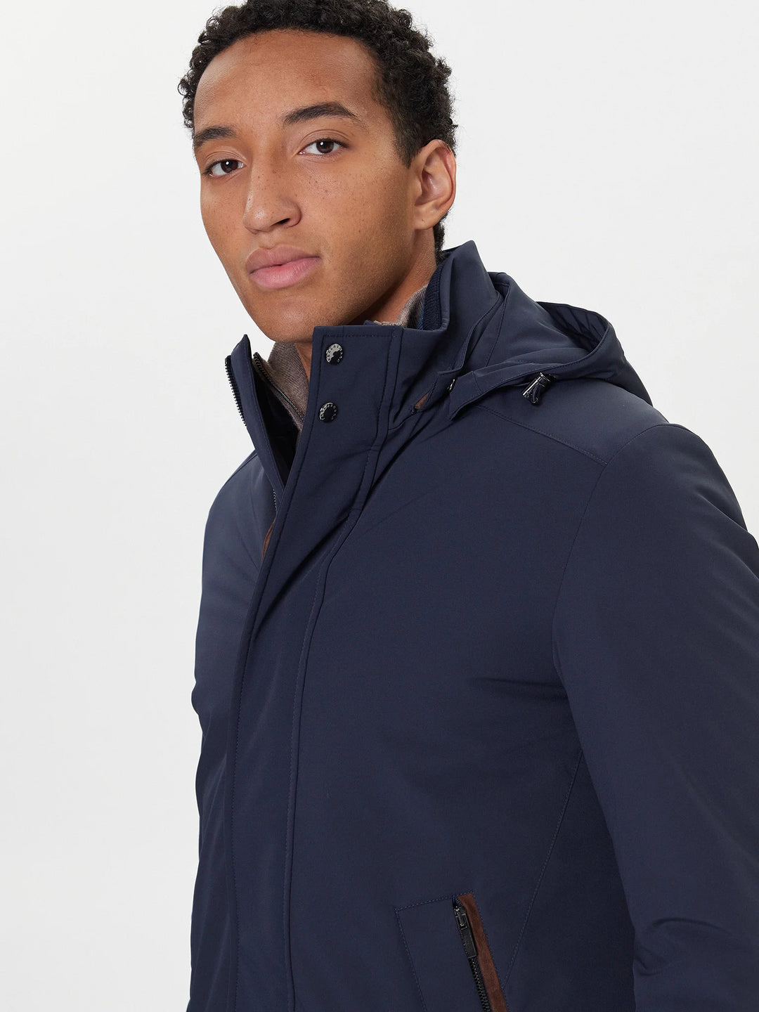 Paul & Shark Paul & Shark Typhoon 4x4 Stretch Coat | Navy