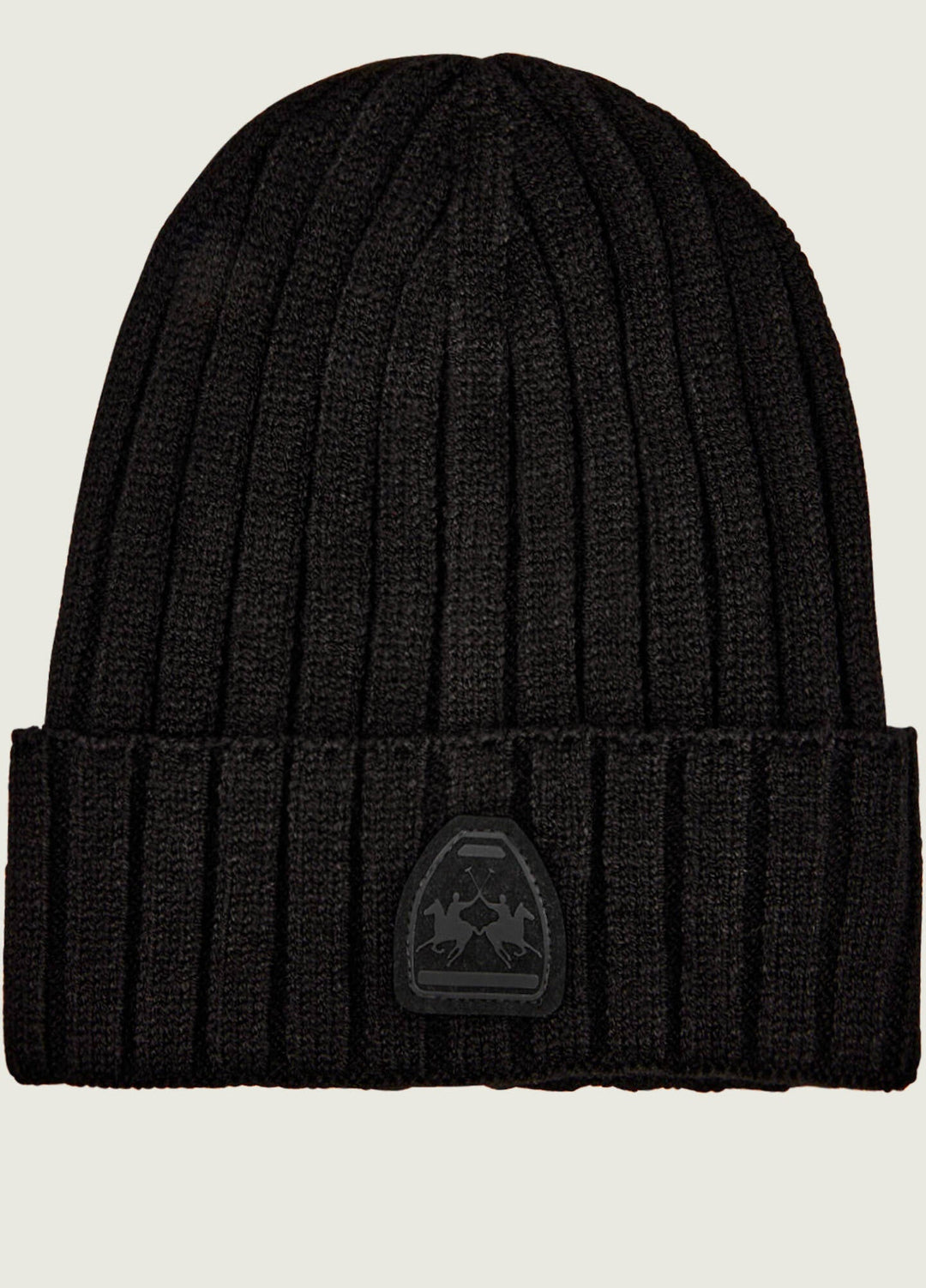La Martina Logo Beanie | Black