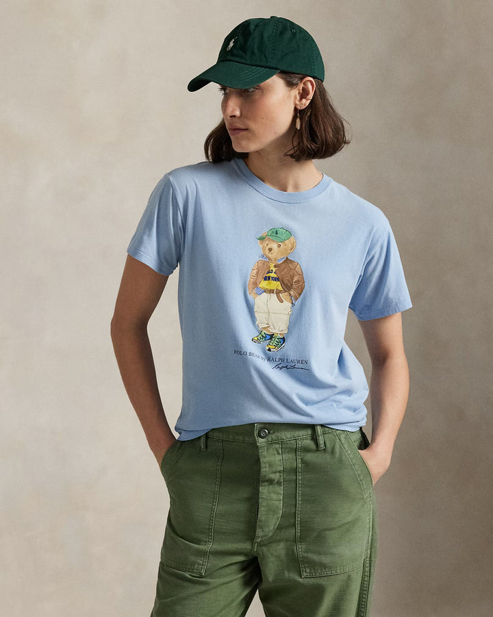 Ralph Lauren Polo Bear Cotton Jersey T-Shirt | Chambray Blue