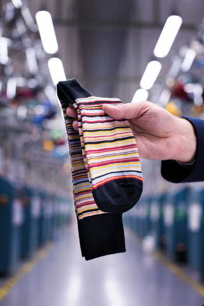 Signature Stripe Socks - MADE IN ENGLAND