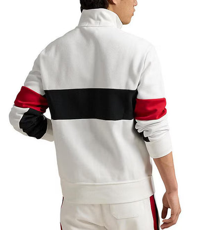 Ralph Lauren Striped Track Cardigan | Ceramic White