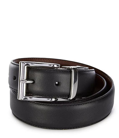 Ralph Lauren Reversible Dress Belt | Black/Brown