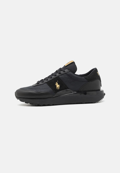 Ralph Lauren Men's Low Top Lace Sneakers Train 89 | Black
