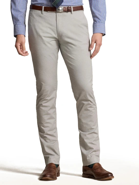 Ralph Lauren Greenwich Slim Fit Chino Trouser | Grey Fog