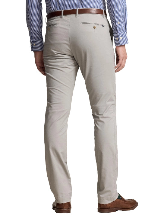 Ralph Lauren Greenwich Slim Fit Chino Trouser | Grey Fog