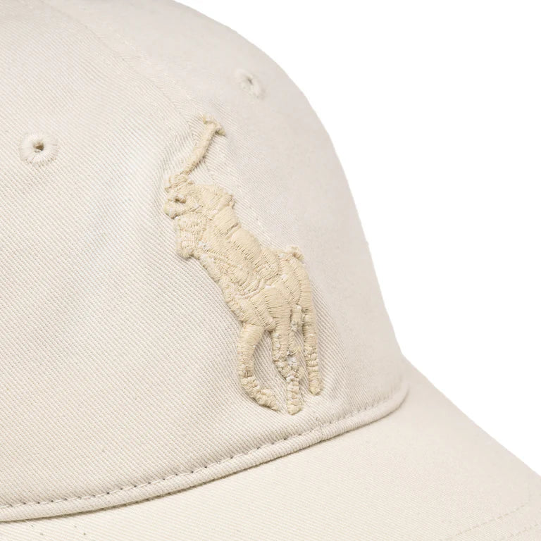 Ralph Lauren Twill Big Pony Cap | Clubhouse Cream