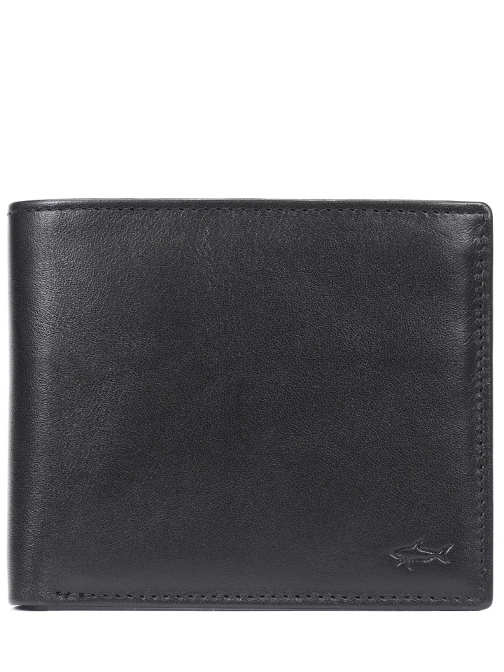 Paul & Shark Leather Billfold Wallet | Black