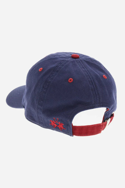 La Martina Cotton Baseball Cap | Navy