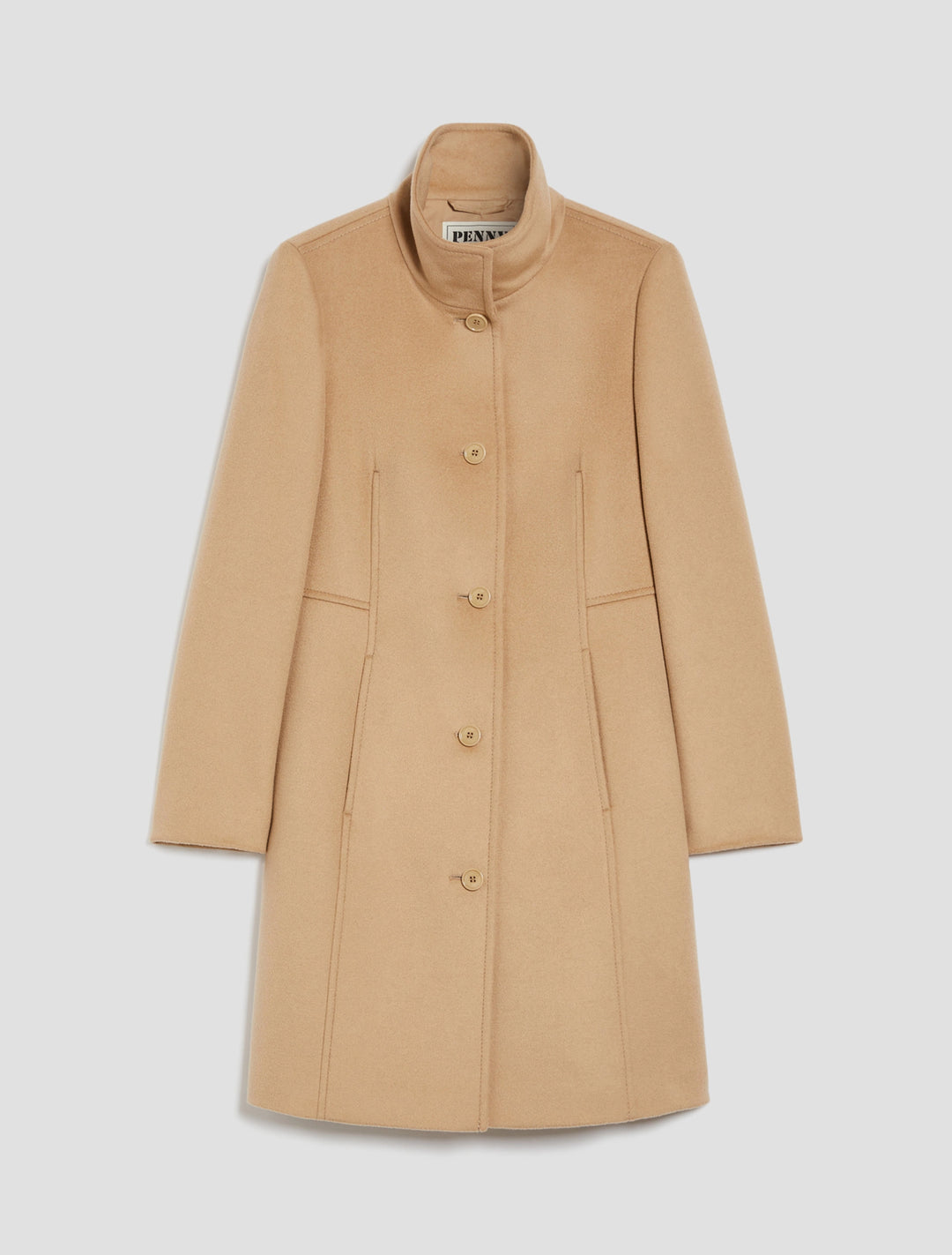 PennyBlack Slim Fit Wool Liz Coat | Camel