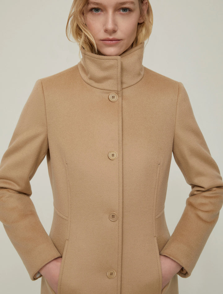 PennyBlack Slim Fit Wool Liz Coat | Camel