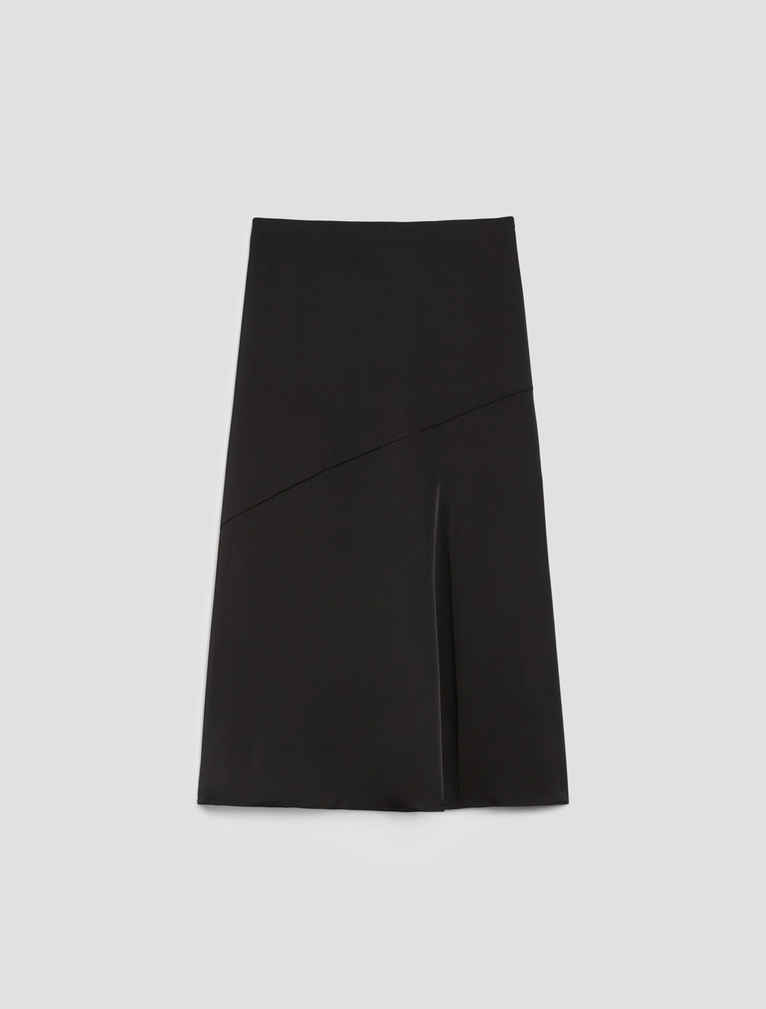 PennyBlack Satin Fox Skirt | Black