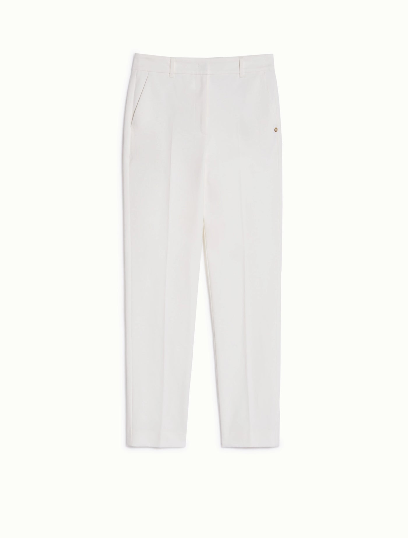 Penny Black Slim Fit Cotton Trousers | Natural