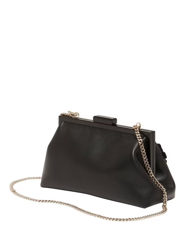 Ted Baker Fiorell Flower 3D Applique Clutch Bag | Black