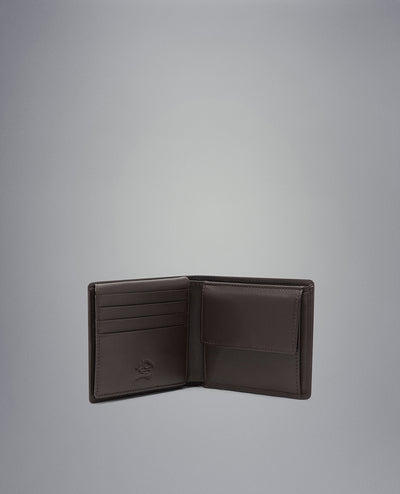 Paul & Shark Leather Bi-Fold Wallet | Brown