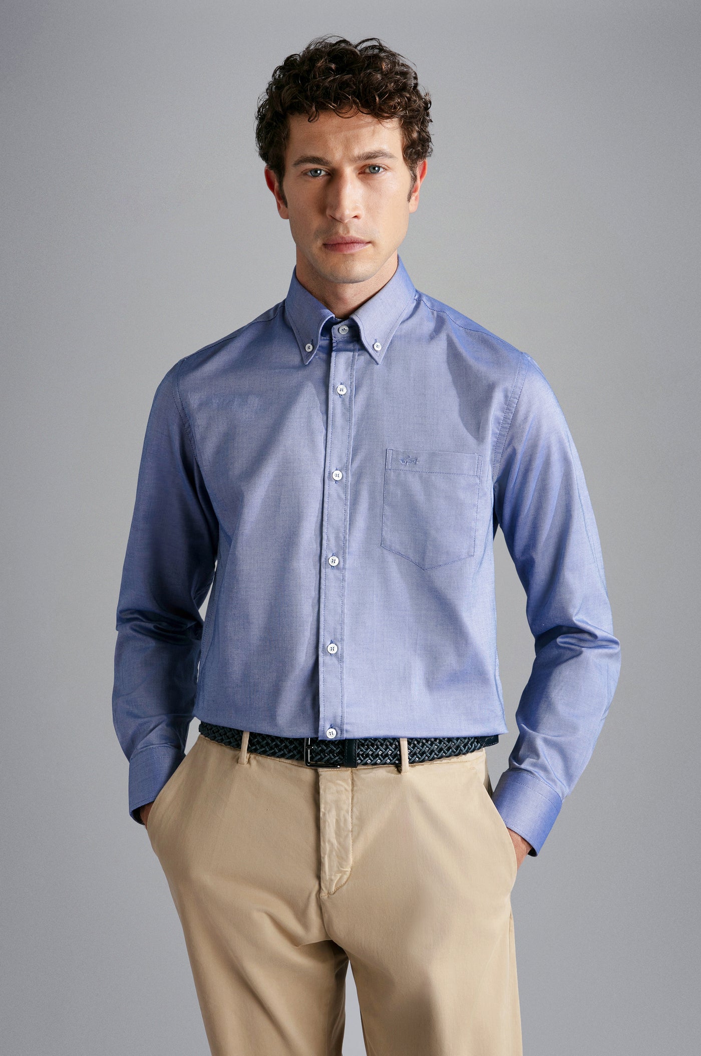 Paul & Shark Cotton Oxford Shirt | Blue