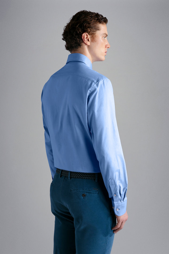 Paul & Shark Cotton Poplin Shirt | Blue