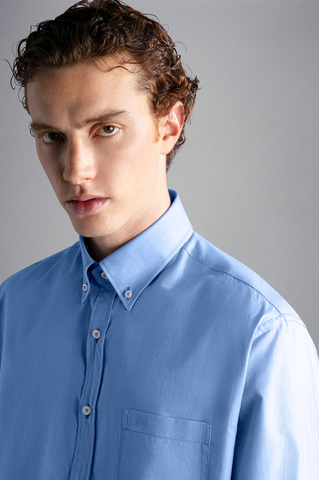 Paul & Shark Cotton Poplin Shirt | Blue