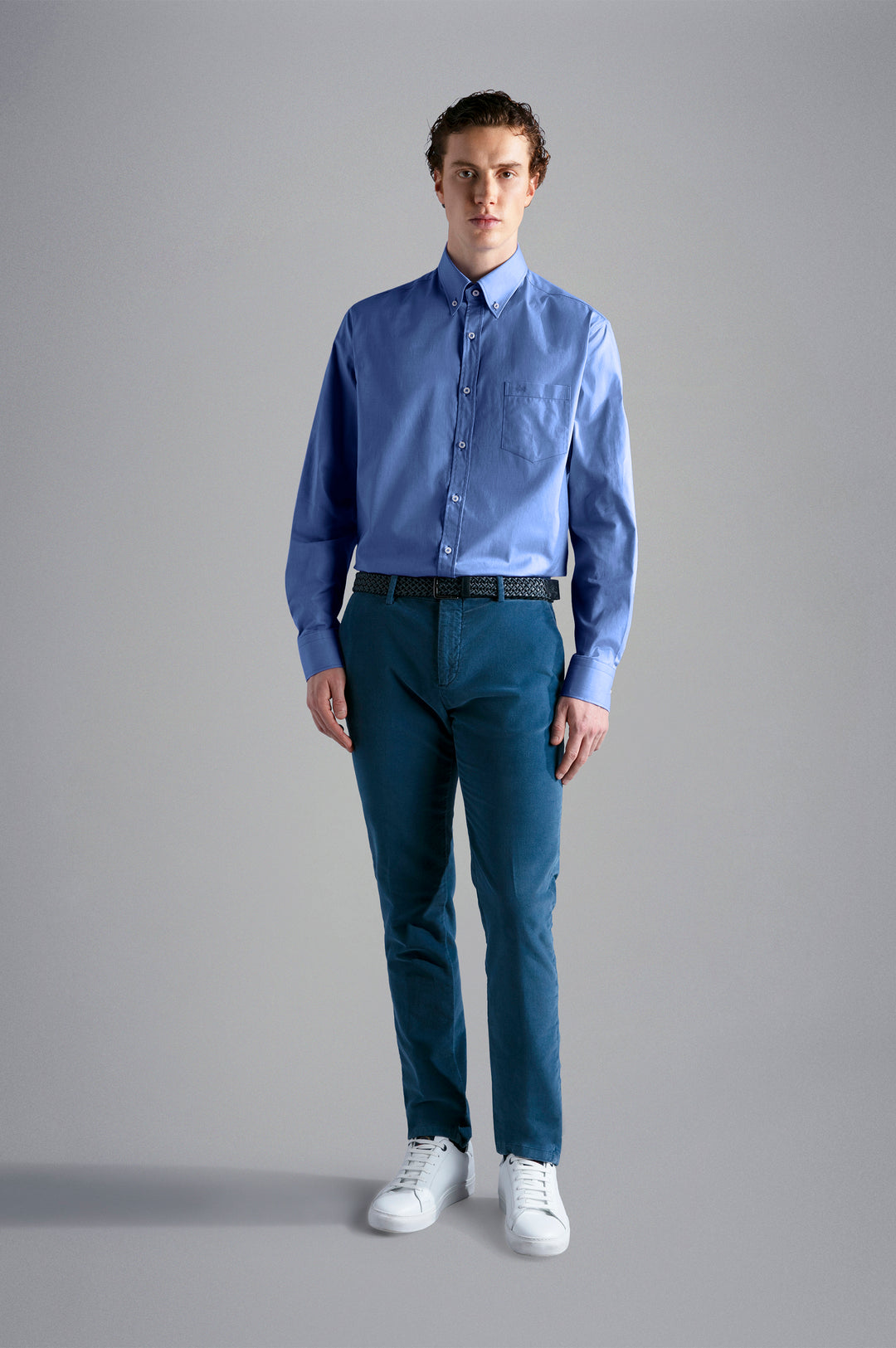 Paul & Shark Cotton Poplin Shirt | Blue