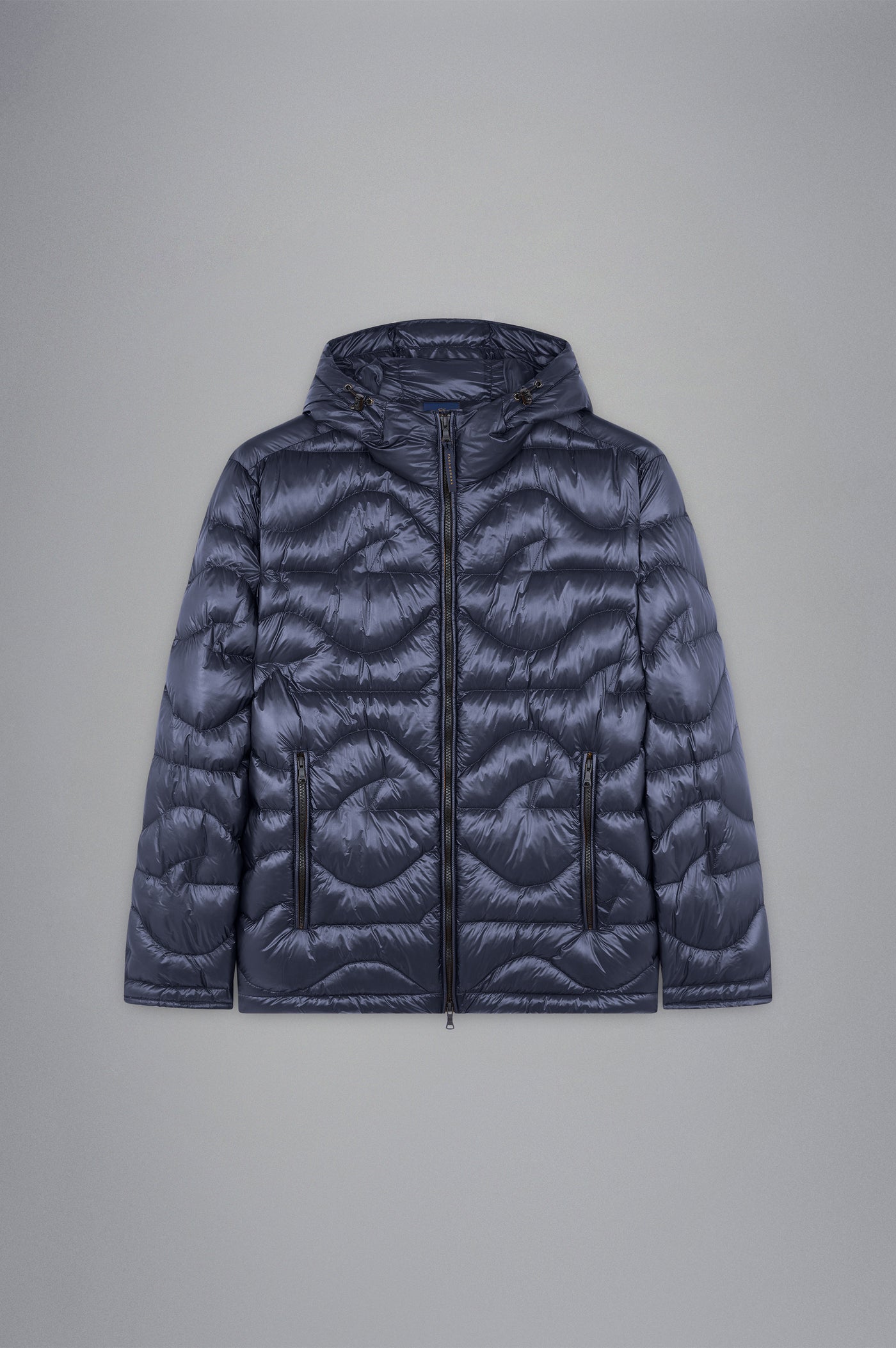 Paul & Shark Monogram Primaloft ThermoPlume Jacket with Shark Fin | Navy