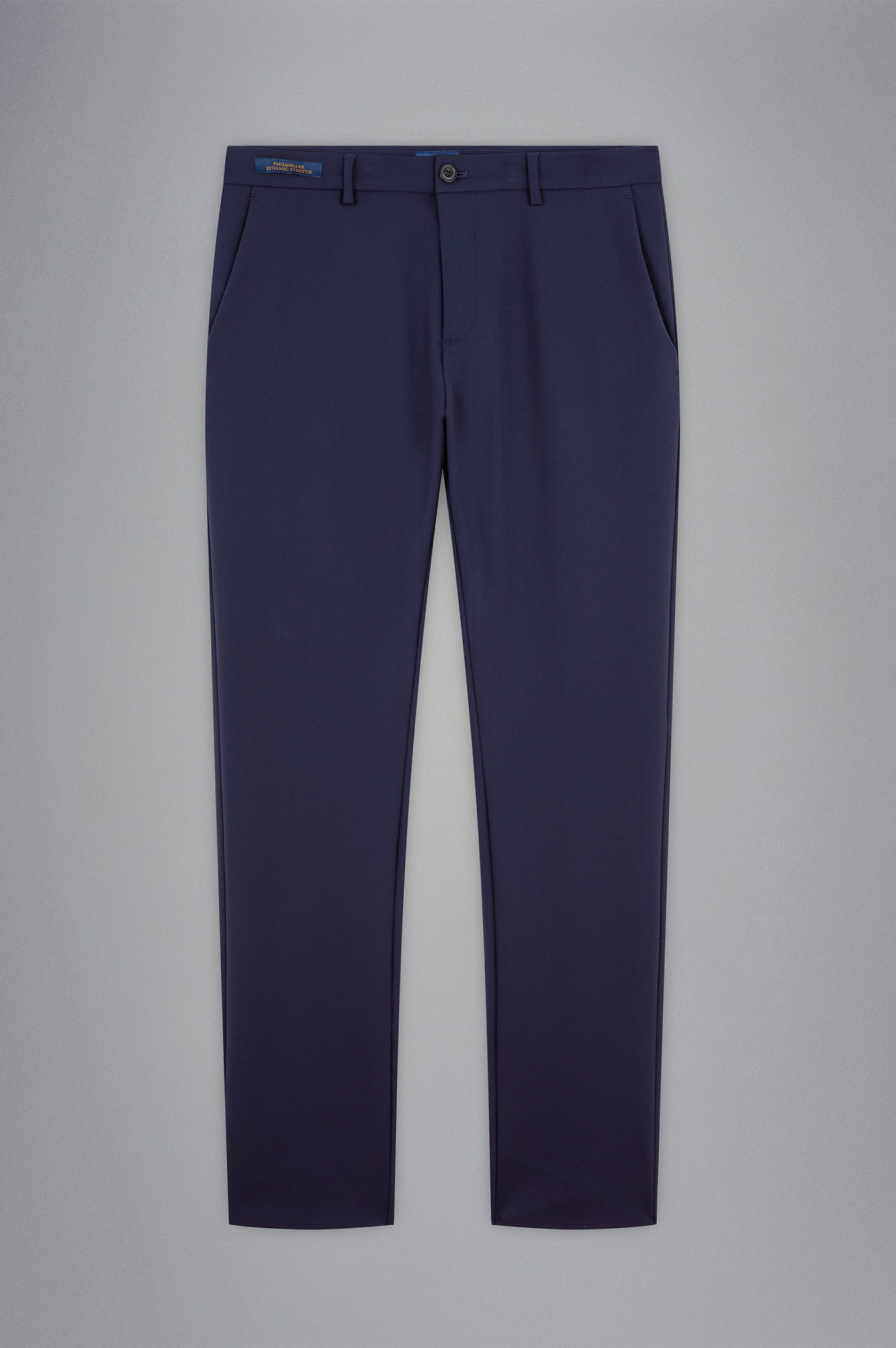 Paul & Shark Dynamic Stretch Nylon Regular fit Chino with Shark Fin | Navy