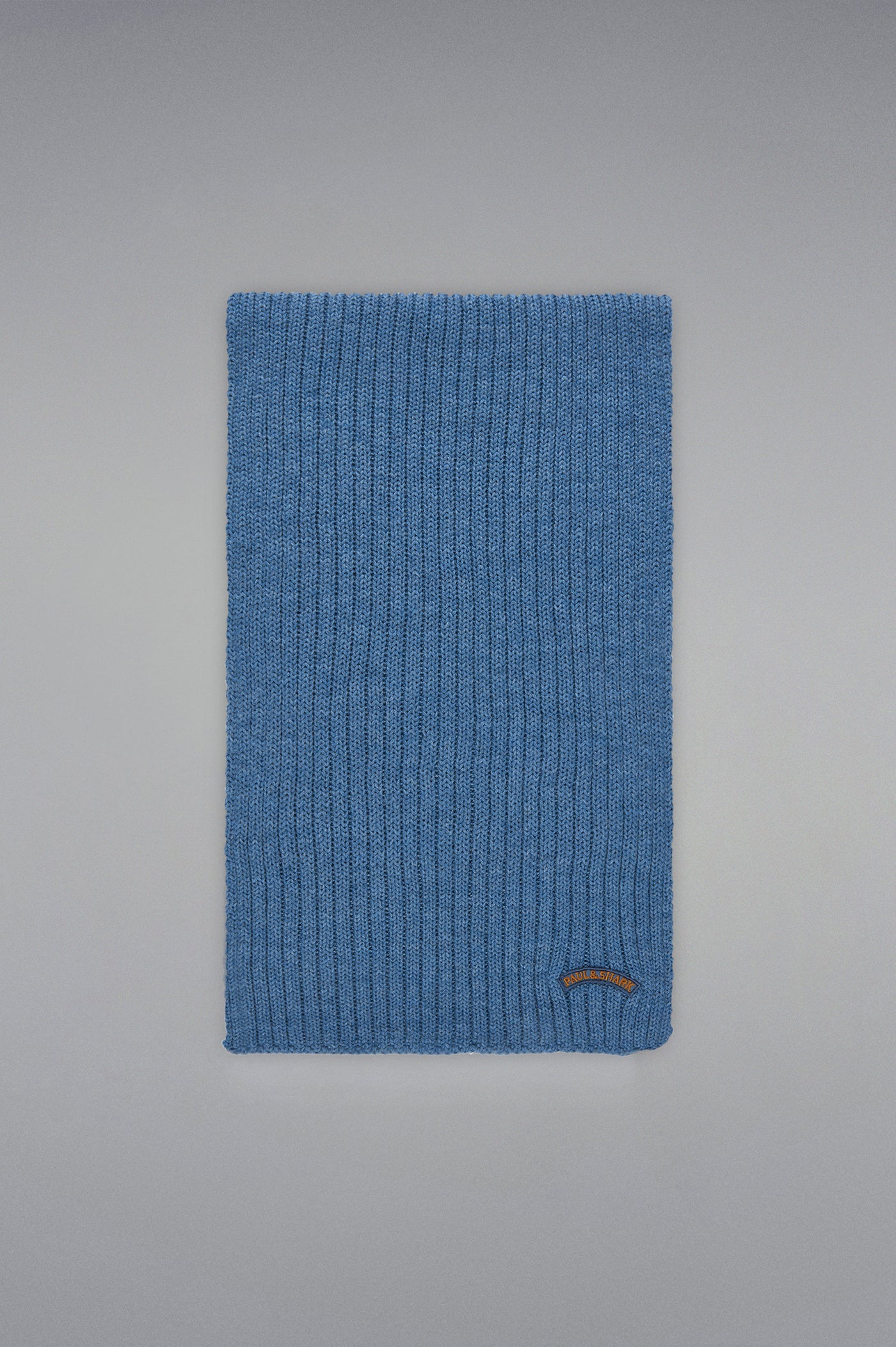 Paul & Shark Wool Scarf with Moon Badge | Bluette