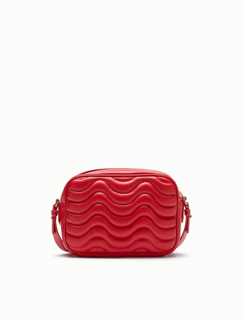 PennyBlack Quilted Camera Bag | Red