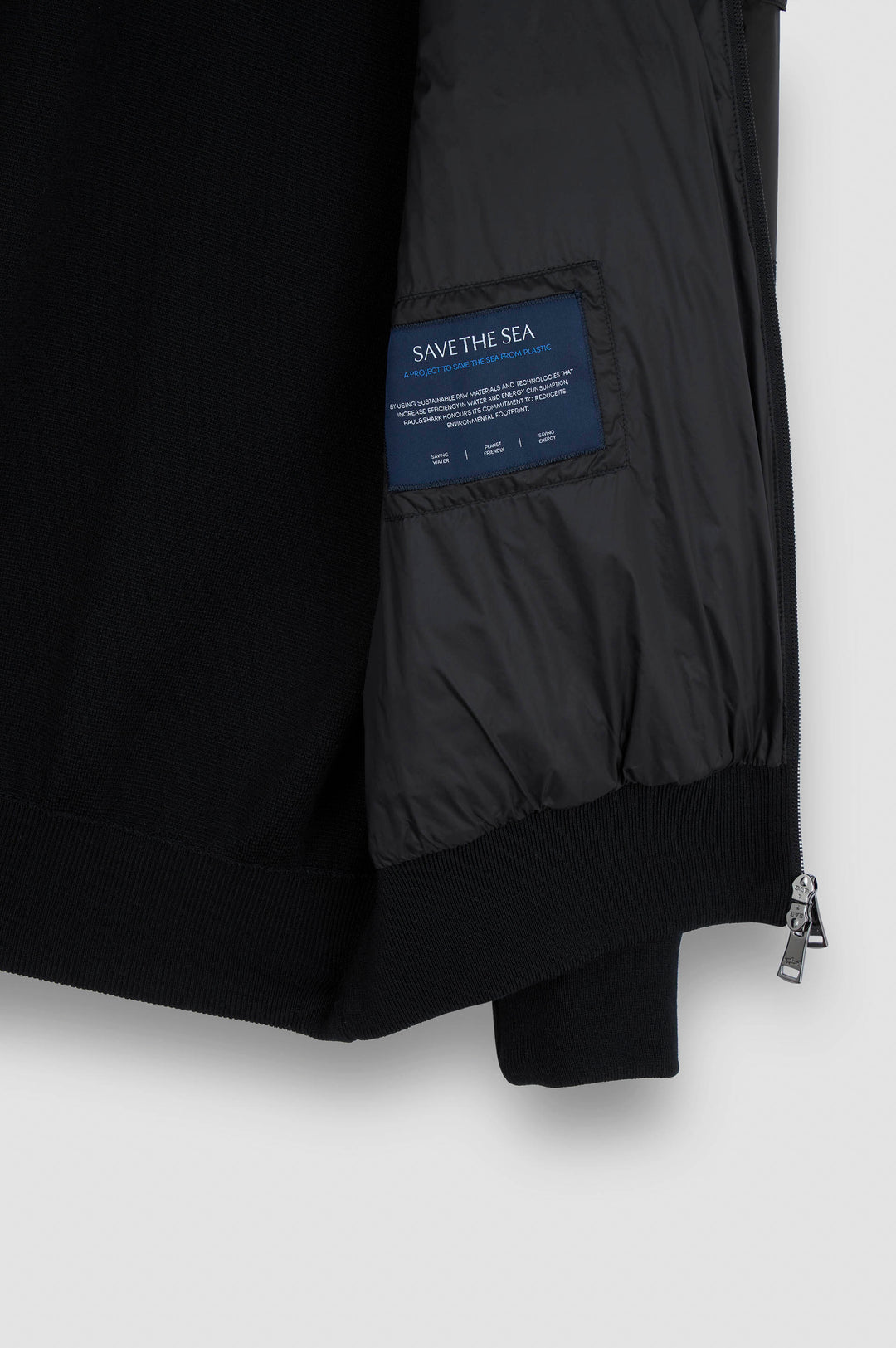 Paul & Shark Ultralight Down Tech Wool Hybrid Jacket | Black