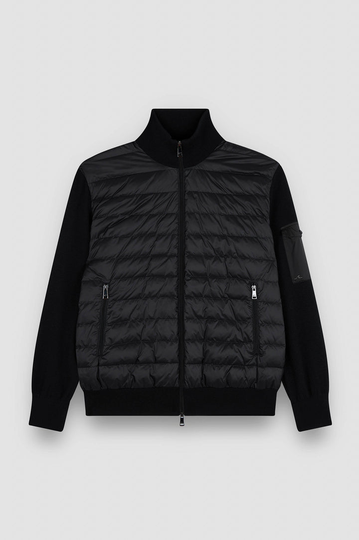 Paul & Shark Ultralight Down Tech Wool Hybrid Jacket | Black