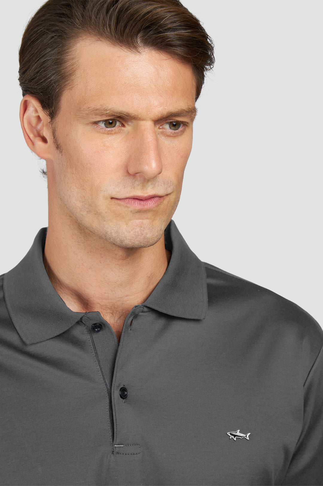 Paul & Shark Metal Shark Aqua Touch Cotton Polo | Elephant
