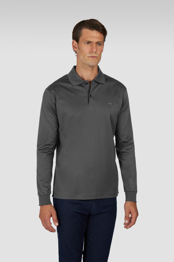 Paul & Shark Metal Shark Aqua Touch Cotton Polo | Elephant