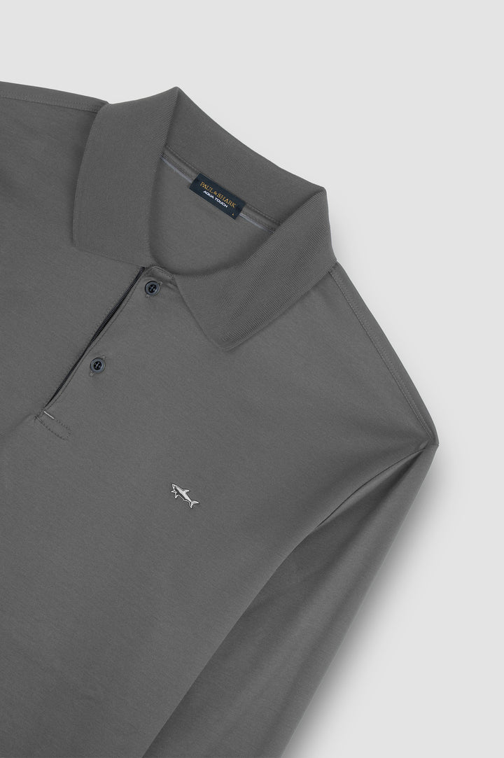 Paul & Shark Metal Shark Aqua Touch Cotton Polo | Elephant