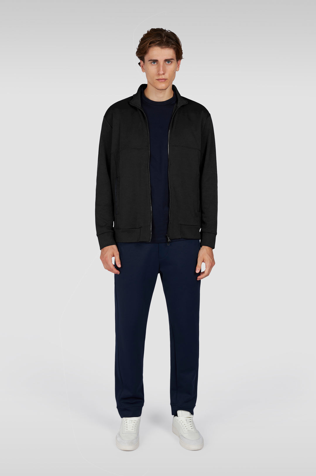 Paul & Shark Printed Fin Supersoft Fleece Sweatshirt | Black